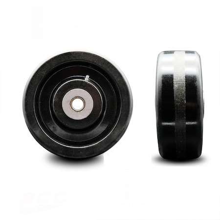 Service Caster SCC - 8" Phenolic Wheel Only w/Roller Bearing - 3/4" Bore - 2500 lbs Capacity SCC-PHR830